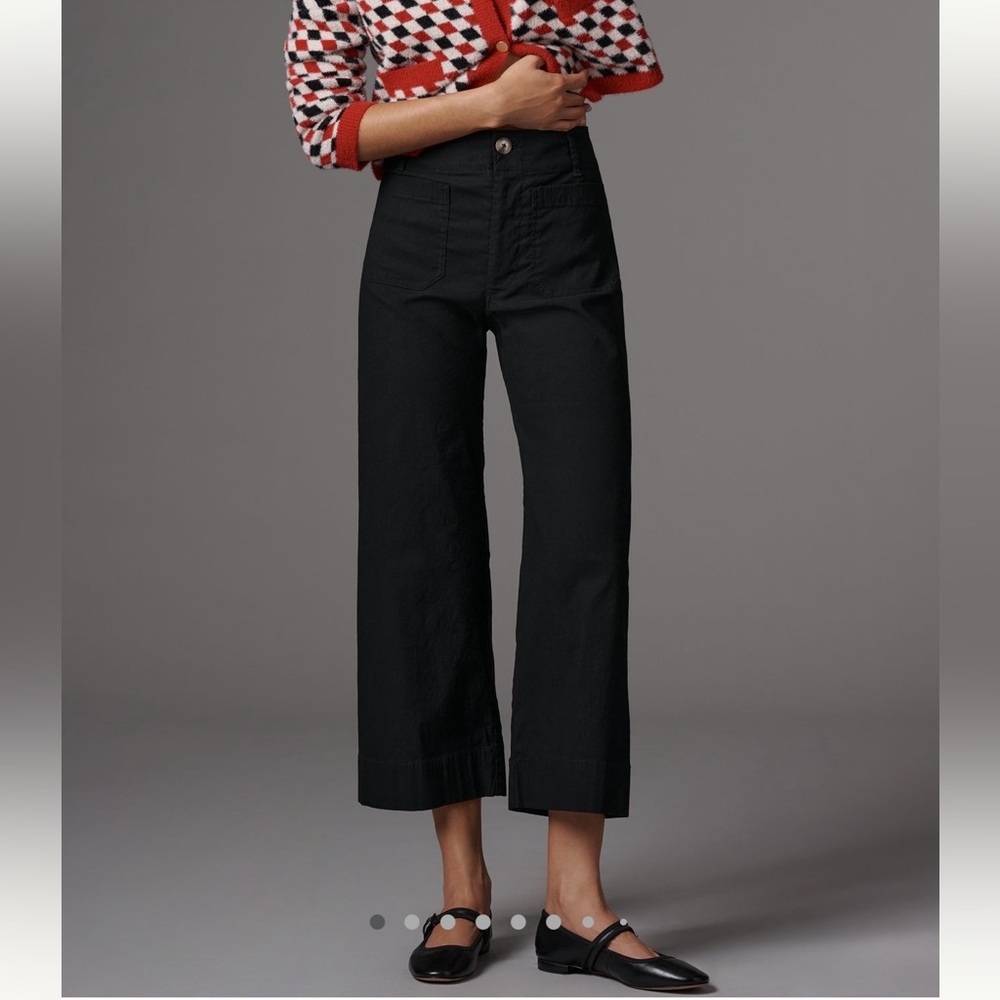 Maeve The Colette Black crop in magic fabric